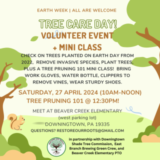 Tree Care Day flyer